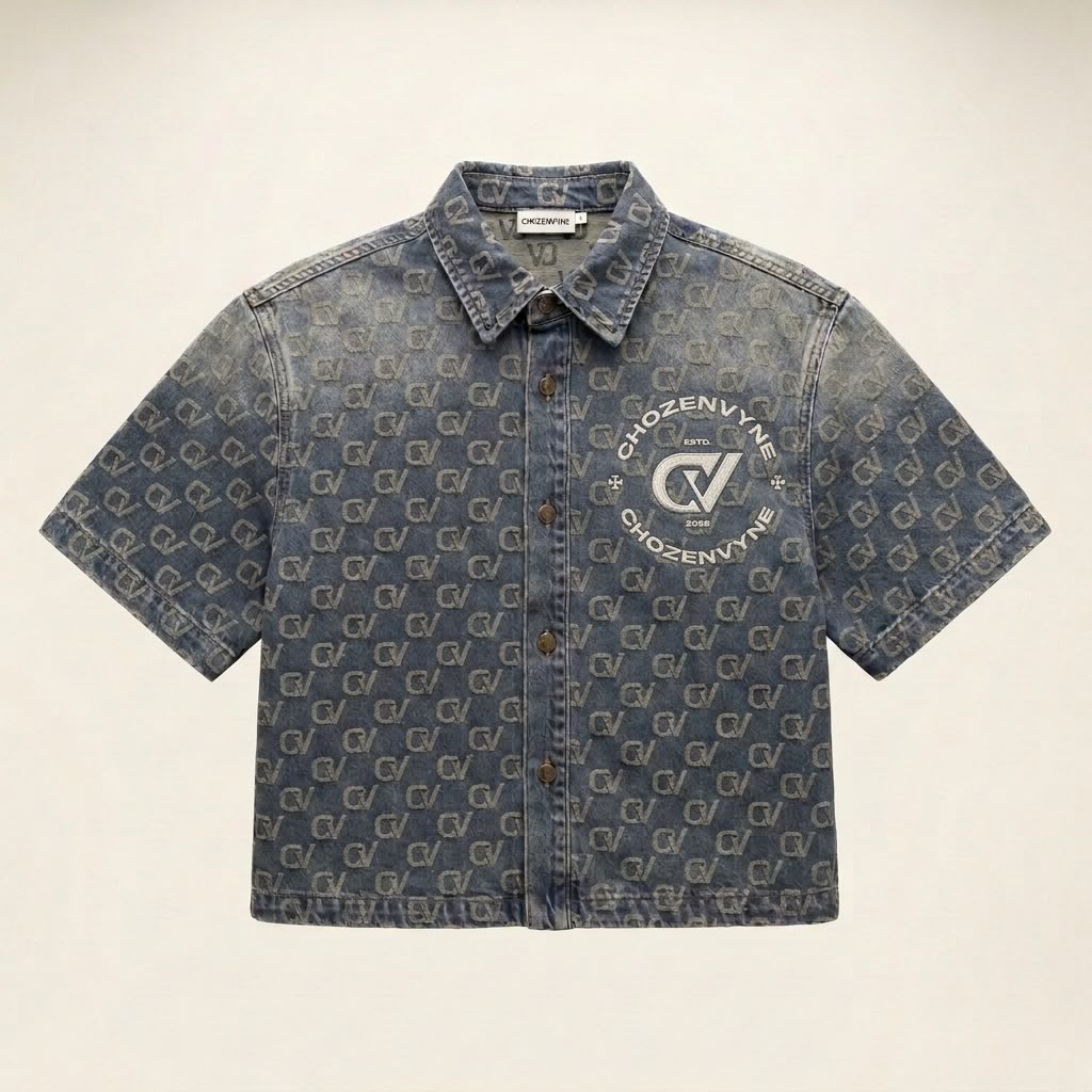 DENIM CV MONOGRAM SHIRT